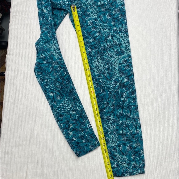 Mudd Pants Jeans Skinny Peacock Feather Patterned Maximalism Dopamine Size 9 - Picture 6 of 10